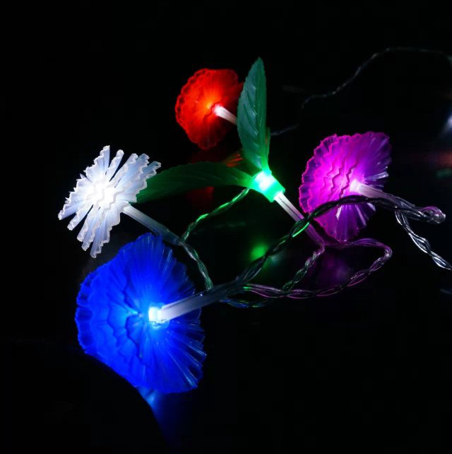 solar Flower string light / solar Rose string light